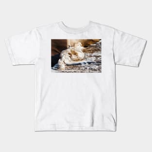 Wave Curling Over at Pearl Beach Kids T-Shirt